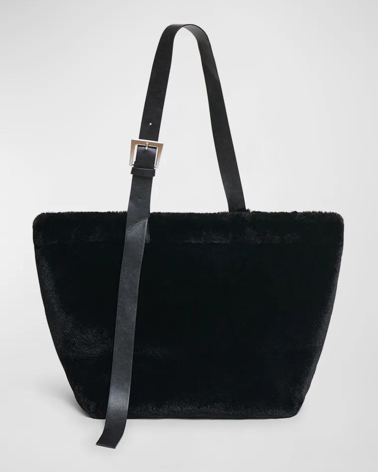 Esti Faux Fur Tote Bag by APPARIS