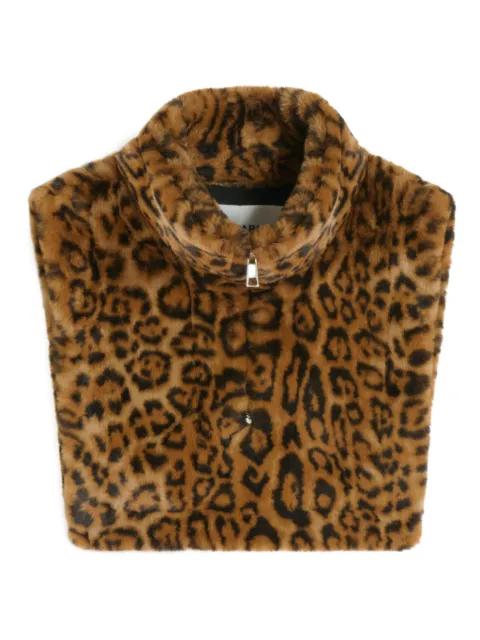 Jamie Dickey leopard-print shawl by APPARIS