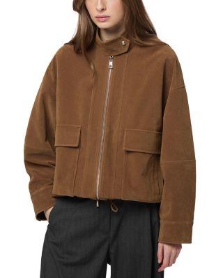Kate Faux Suede Bomber by APPARIS