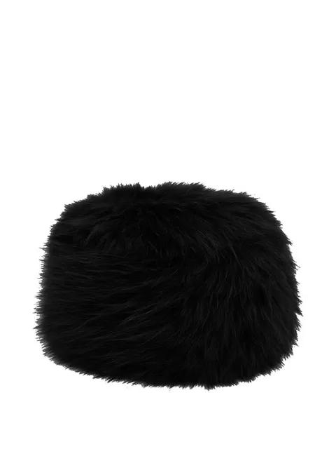 Margot faux-fur pillbox hat by APPARIS