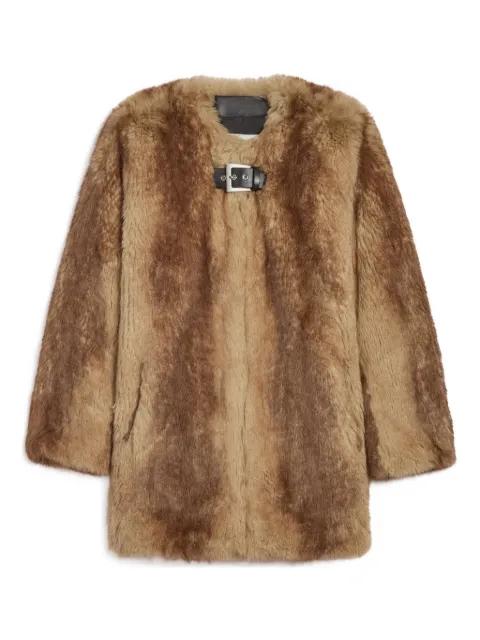Petra single-breasted coat by APPARIS