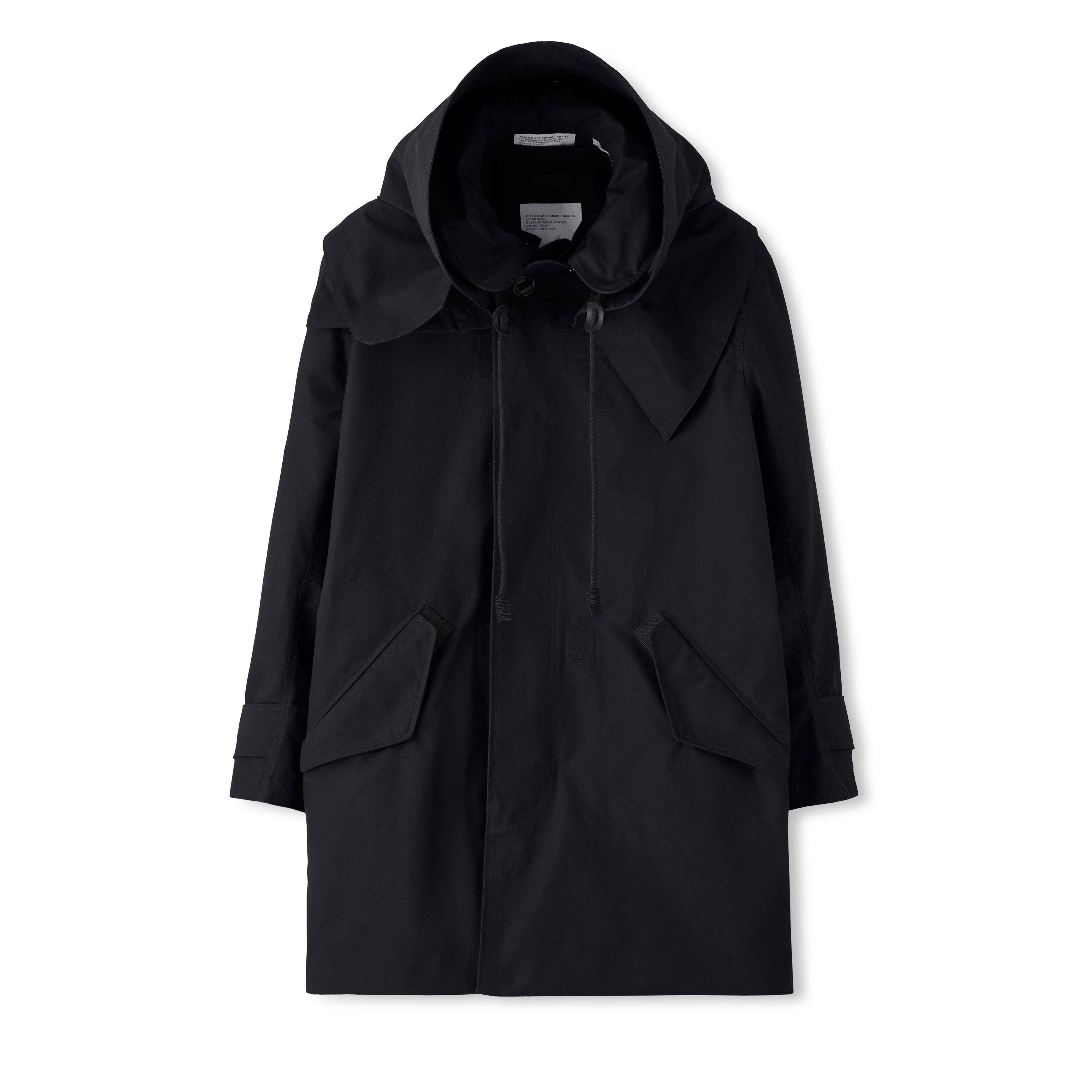 Applied Art Forms - AM2-1a Modular Parka - (Black) by APPLIED ART FORMS