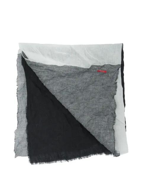 frayed-edge scarf by APUNTOB