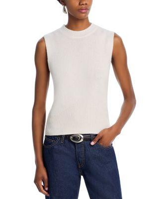100% Cashmere Crewneck Sweater Vest - Exclusive by AQUA