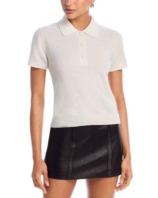 100% Cashmere Polo Sweater - Exclusive by AQUA