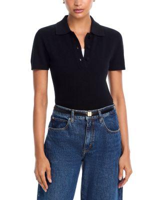 100% Cashmere Polo Sweater - Exclusive by AQUA