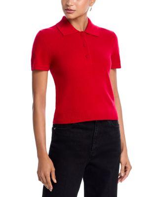 100% Cashmere Polo Sweater - Exclusive by AQUA