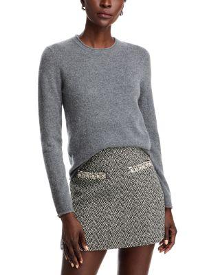 100% Cashmere Rolled Edge Sweater - Exclusive by AQUA