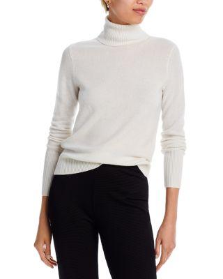 100% Cashmere Turtleneck Sweater - Exclusive by AQUA