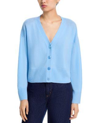 100% Cashmere V Neck Cardigan - Exclusive by AQUA