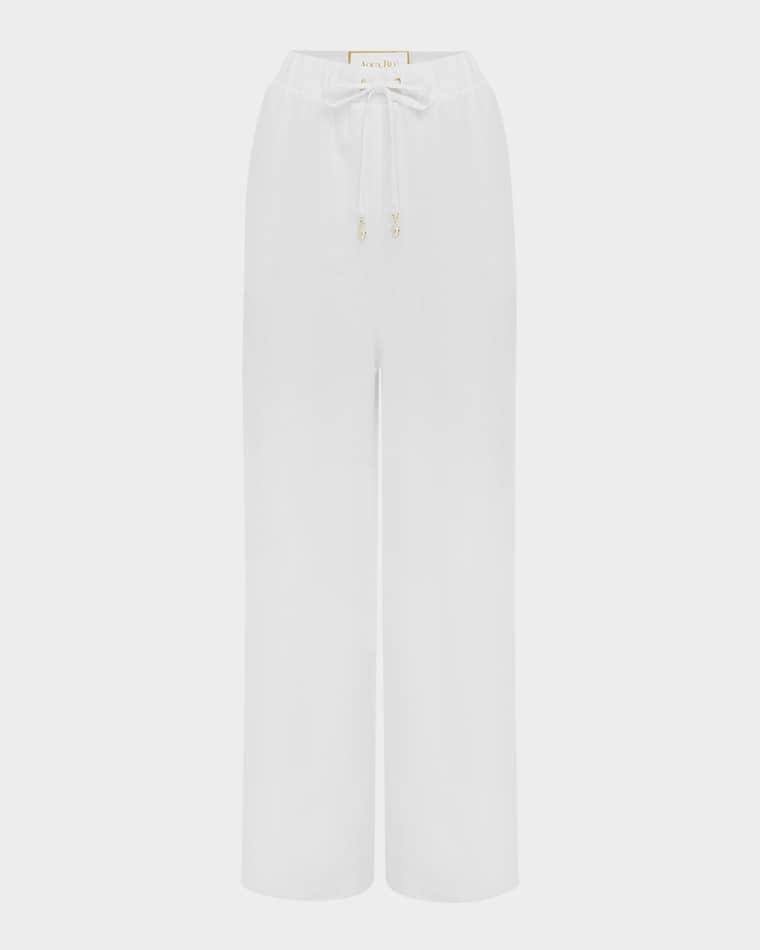 Linen Resort Pants by AQUA BLU AUSTRALIA