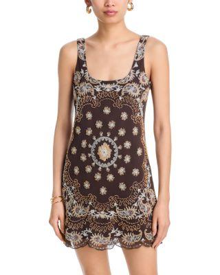 Beaded Mini Dress - Exclusive by AQUA