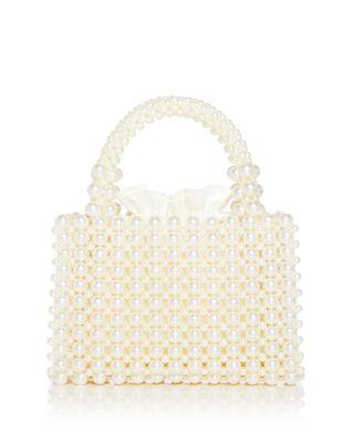 Beaded Top Handle Bag - Exclusive by AQUA