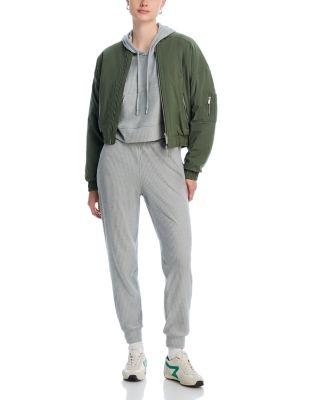 Brushed Rib Crop Hoodie & Brushed Rib Joggers - Exclusive by AQUA