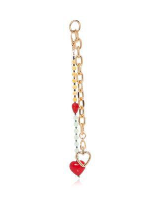 Chain Heart Bag Charm - Exclusive by AQUA