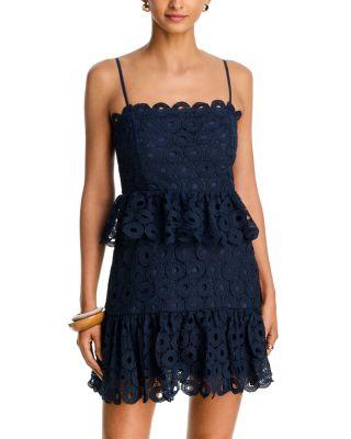 Circle Lace Mini Dress - Exclusive by AQUA