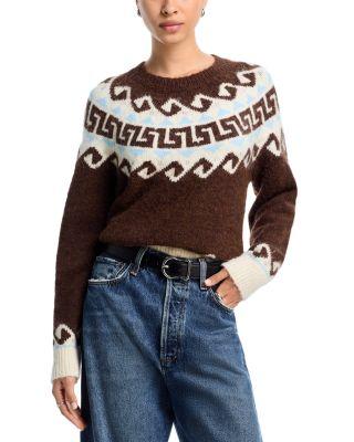 Crewneck Fair Isle Sweater - Exclusive by AQUA