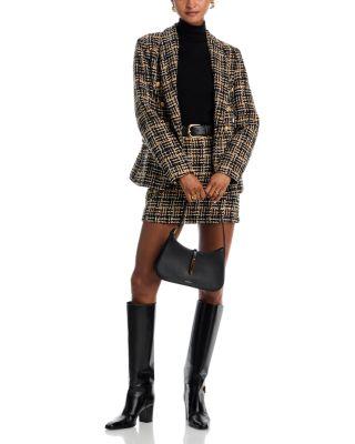 Cutaway Tweed Jacket & A-line Mini Skirt - Exclusive by AQUA