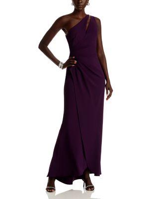 Cutout One Shoulder Gown - Exclusive by AQUA