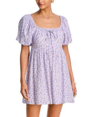 Daisy Lace Up Mini Dress - Exclusive by AQUA
