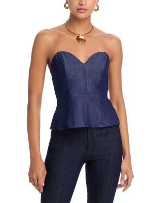 Denim Bustier Top - Exclusive by AQUA