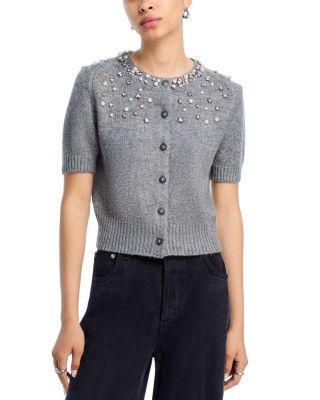 Embellished Cardigan Sweater - Exclusive by AQUA