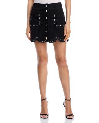 Faux Suede Jacket & Faux Suede Mini Skirt - Exclusive by AQUA