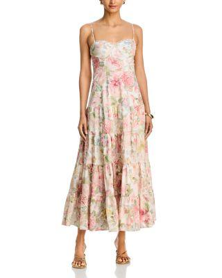 Floral Bustier Maxi Dress - Exclusive by AQUA