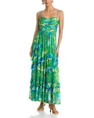 Floral Mesh Maxi Dress - Exclusive by AQUA