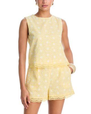 Floral Print Sleeveless Top - Exclusive by AQUA