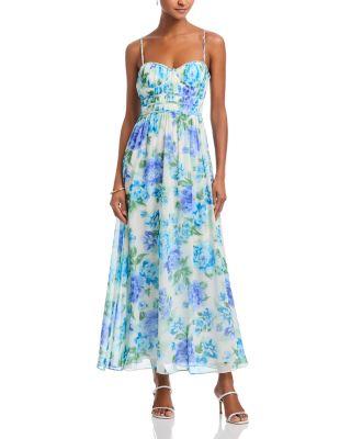 Floral Sleeveless Maxi Dress - Exclusive by AQUA
