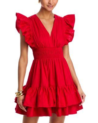 Flutter Sleeve Mini Dress - Exclusive by AQUA
