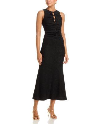 Gathered Jersey Dress - Exclusive by AQUA Gathered Jersey Dress - Exclusive by AQUA