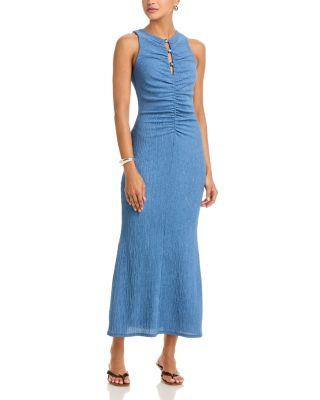 Gathered Jersey Dress - Exclusive by AQUA Gathered Jersey Dress - Exclusive by AQUA