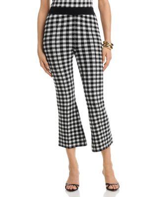 Gingham Knit Pants - Exclusive by AQUA