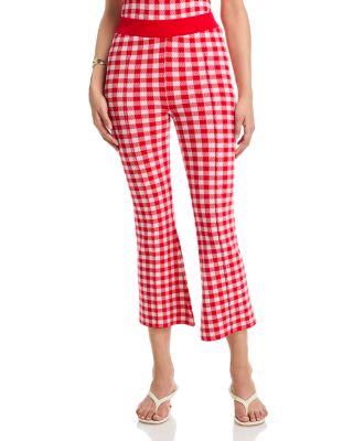 Gingham Knit Pants - Exclusive by AQUA