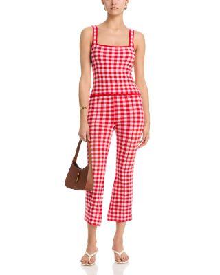 Gingham Knit Top & Pants - Exclusive by AQUA