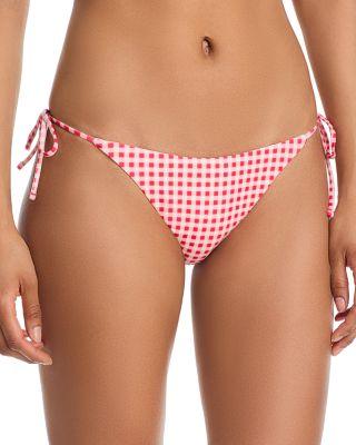 Gingham String Bikini Bottom - Exclusive by AQUA