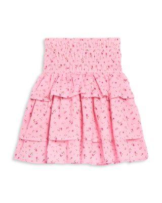 Girls' Cotton Eyelet Tiered Skirt by AQUA