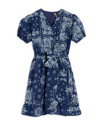 Girls' Faux Wrap Bandana Dress by AQUA