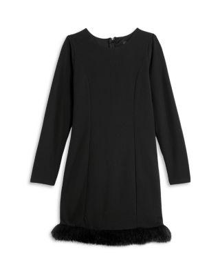 Girls' Feather Trim Dress by AQUA
