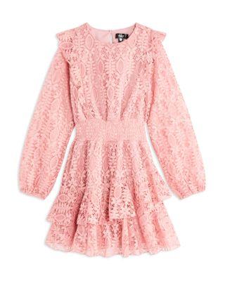 Girls' Lace Ruffle Dress by AQUA