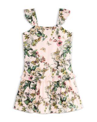 Girls' Printed Poplin Dress by AQUA