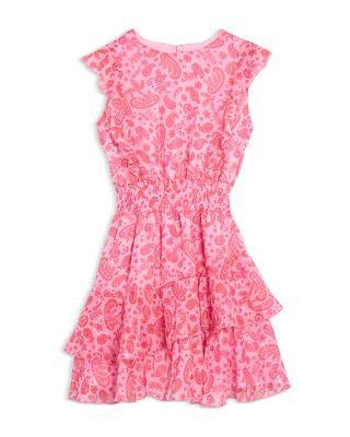 Girls' Sleeveless Ruffled Mini Dress by AQUA