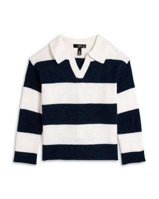 Girls' Striped Rugby Sweater by AQUA