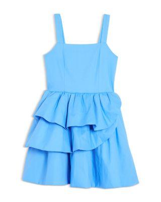 Girls' Tiered Poplin Mini Dress by AQUA