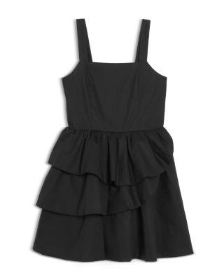 Girls' Tiered Poplin Mini Dress by AQUA