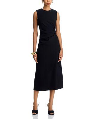 Jersey Hardware Sleeveless Midi Dress - Exclusive by AQUA