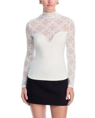 Knit Long Sleeve Turtleneck Top - Exclusive by AQUA