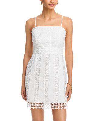 Lace Inset Mini Dress - Exclusive by AQUA